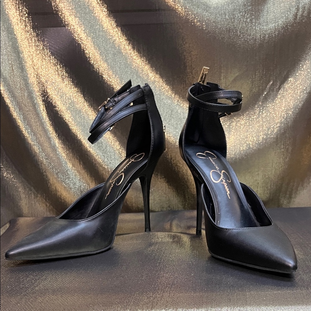 Jessica Simpson Elegant Black Stiletto Heels